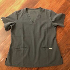 FIGS Scrubs Charcoal Casma scrub top *RARE*